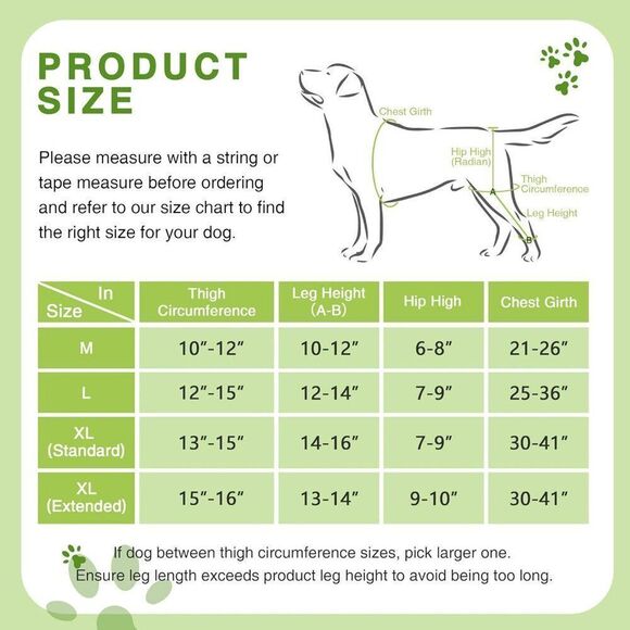 Furtent Dog Knee Brace for ACL Sz L  thighs 12"-15" NEW - Picture 11 of 11